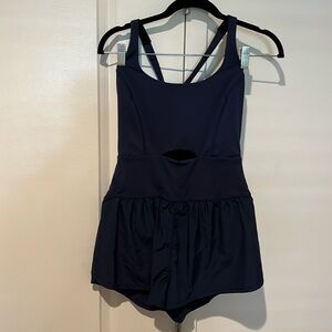 Free people movement righteous runsie 💙size xs navy